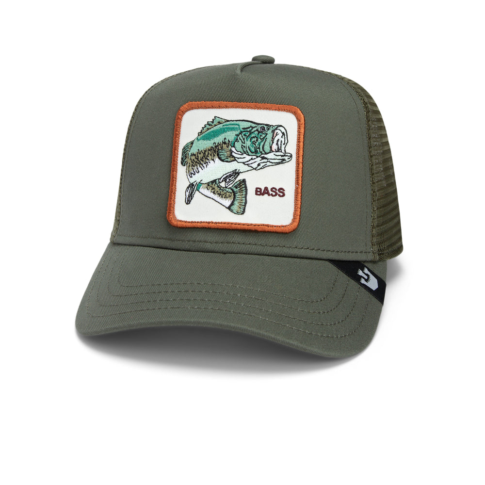 Goorin Bros - Gone Fishin' Trucker Cap in Olive | Buster McGee