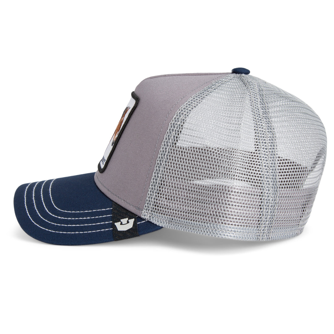 Goorin - The Boyz Trucker Cap in Grey/Navy | Buster McGee
