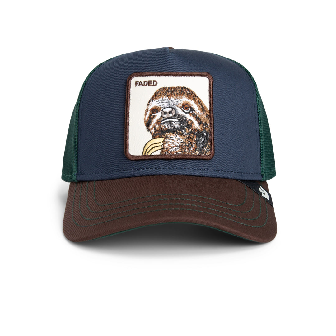 Goorin - The Tricolor Sloth Trucker Cap in Multi | Buster McGee
