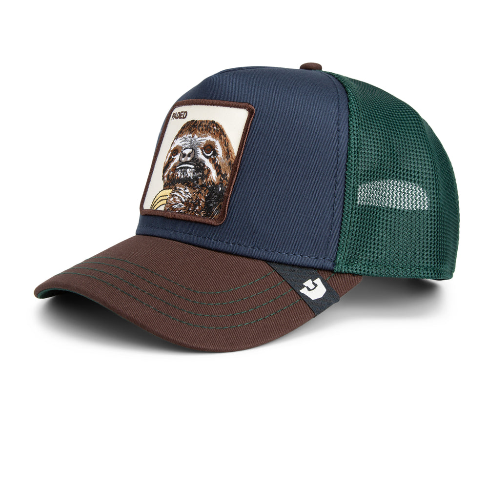 Goorin - The Tricolor Sloth Trucker Cap in Multi | Buster McGee
