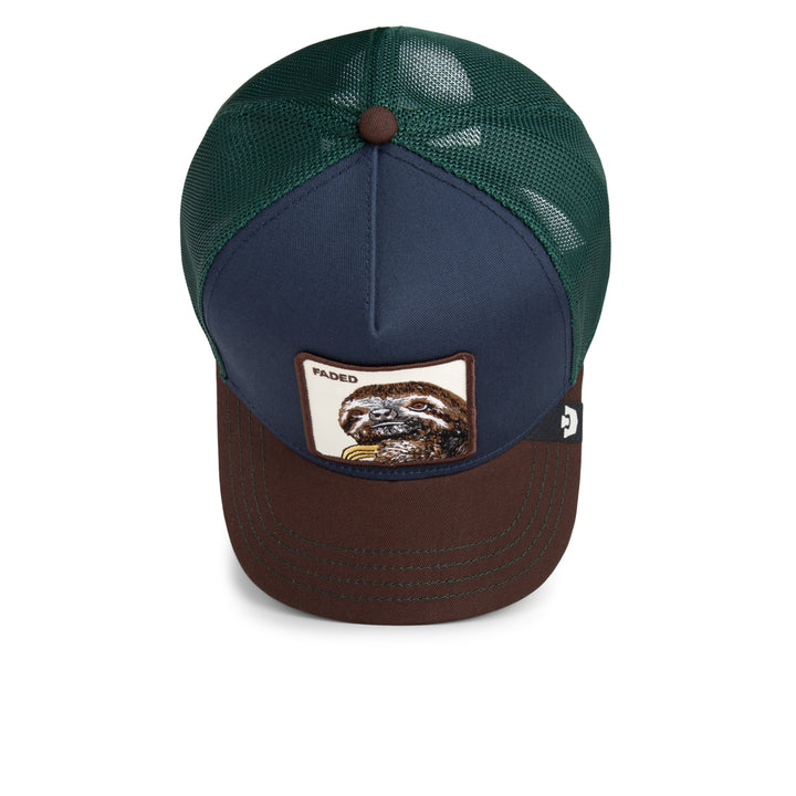 Goorin - The Tricolor Sloth Trucker Cap in Multi | Buster McGee