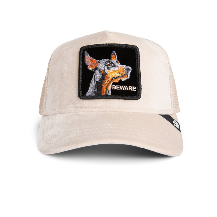 Goorin - Velour Doberman Trucker Cap in Biscuit | Buster McGee