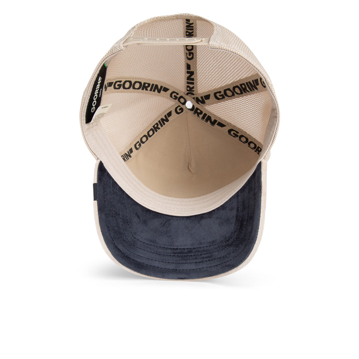 Goorin - Velour Doberman Trucker Cap in Biscuit