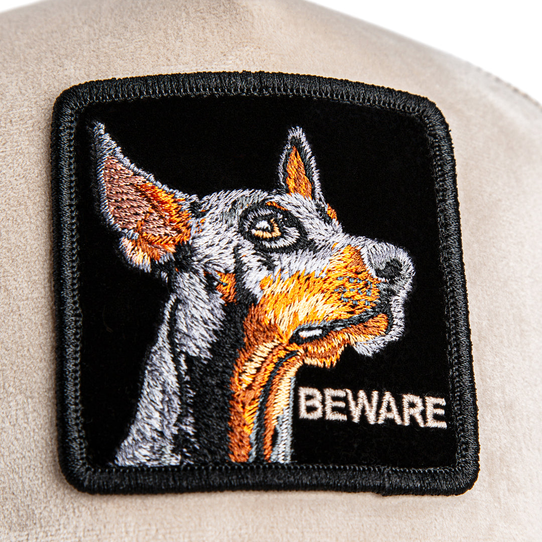 Goorin - Velour Doberman Trucker Cap in Biscuit | Buster McGee