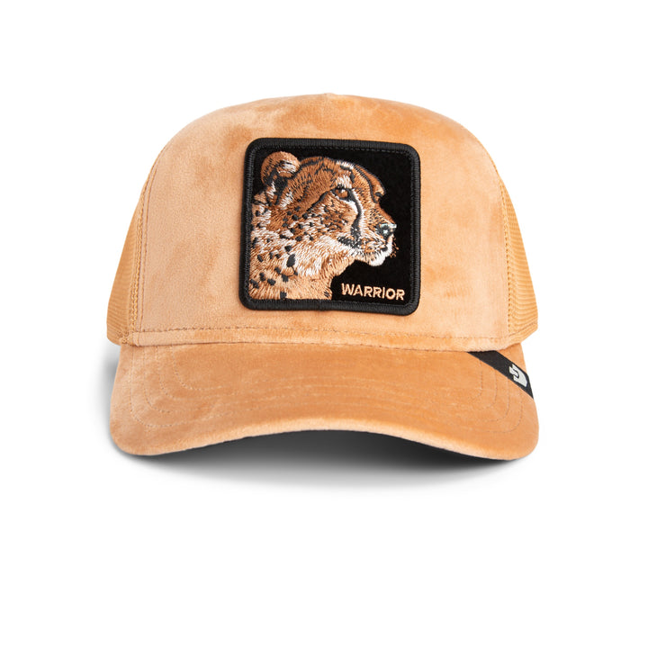 Goorin - Velour Cheetah Trucker Cap in Heat | Buster McGee