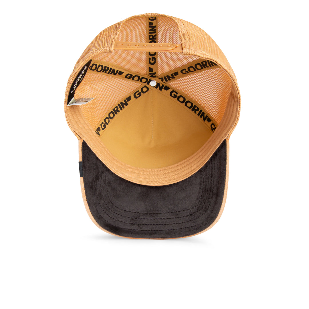 Goorin - Velour Cheetah Trucker Cap in Heat