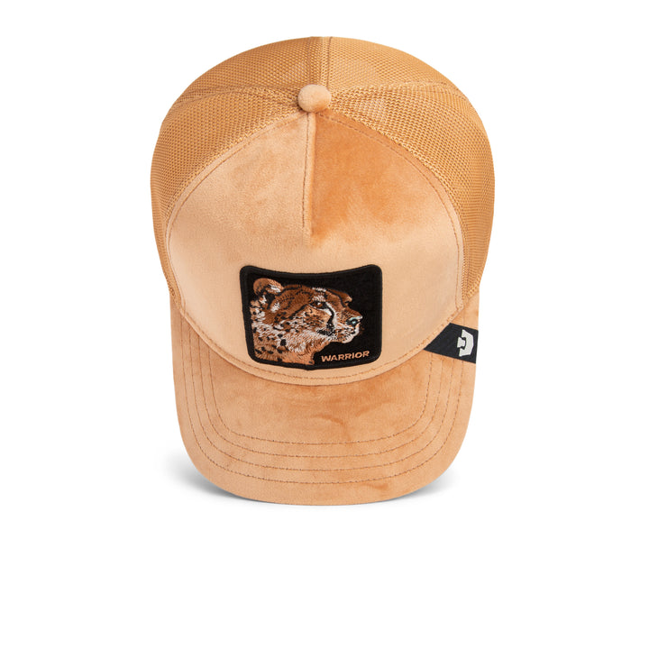 Goorin - Velour Cheetah Trucker Cap in Heat