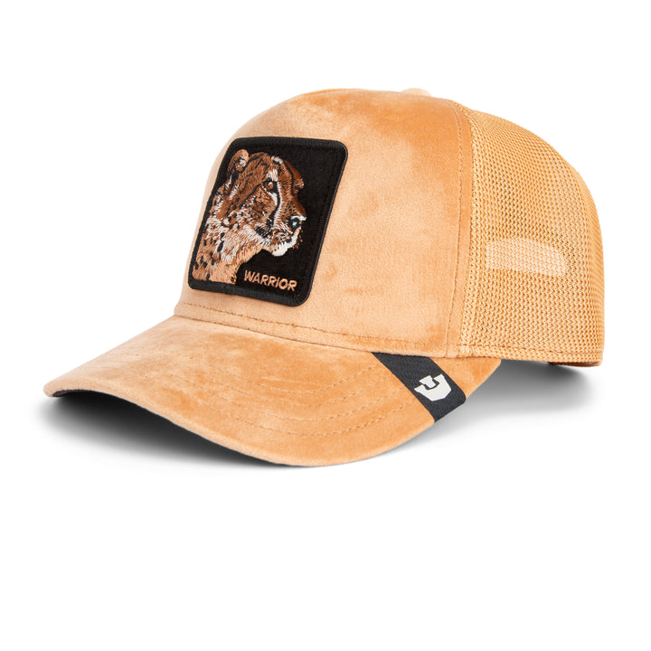 Goorin - Velour Cheetah Trucker Cap in Heat | Buster McGee