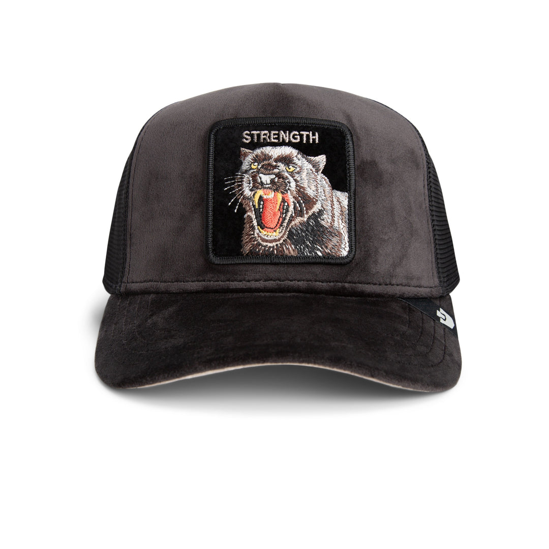 Goorin - Velour Panther Trucker Cap in Void | Buster McGee