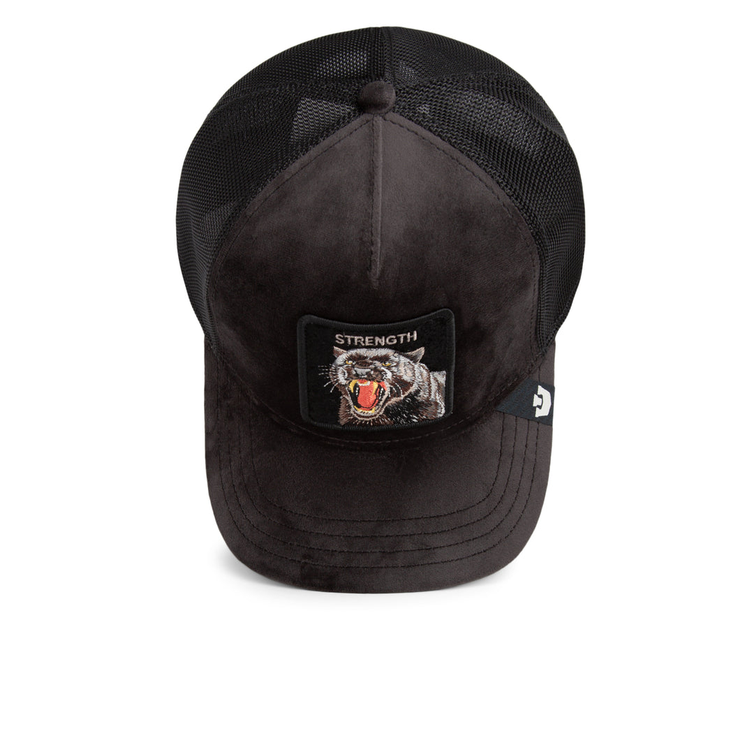 Goorin - Velour Panther Trucker Cap in Void
