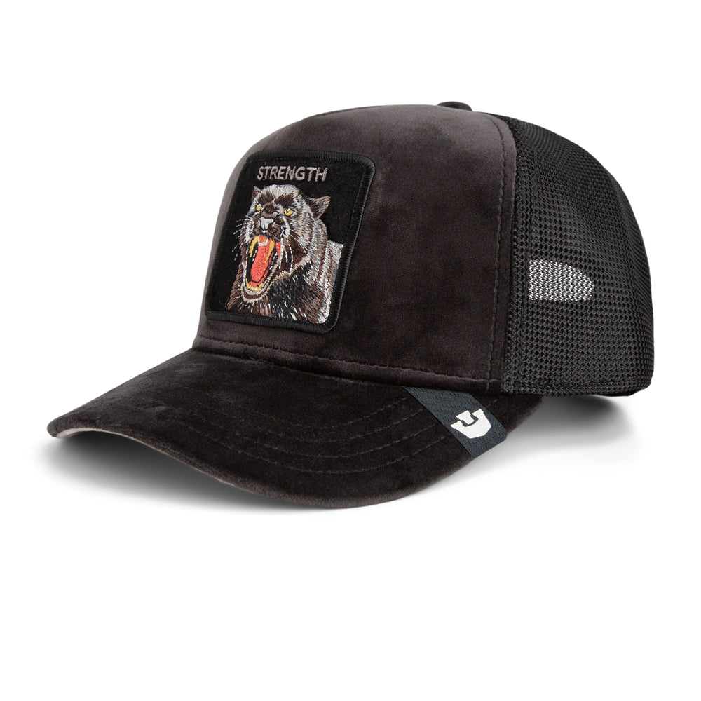 Goorin - Velour Panther Trucker Cap in Void | Buster McGee