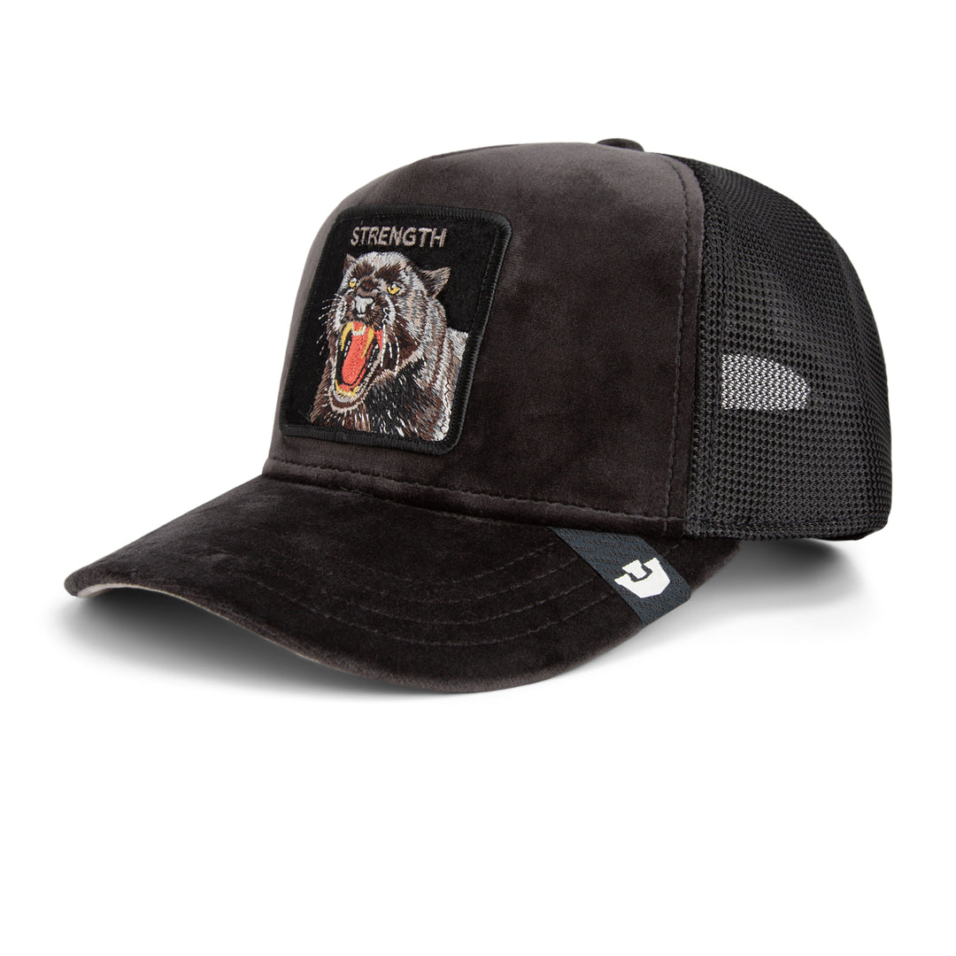 Goorin - Velour Panther Trucker Cap in Void | Buster McGee