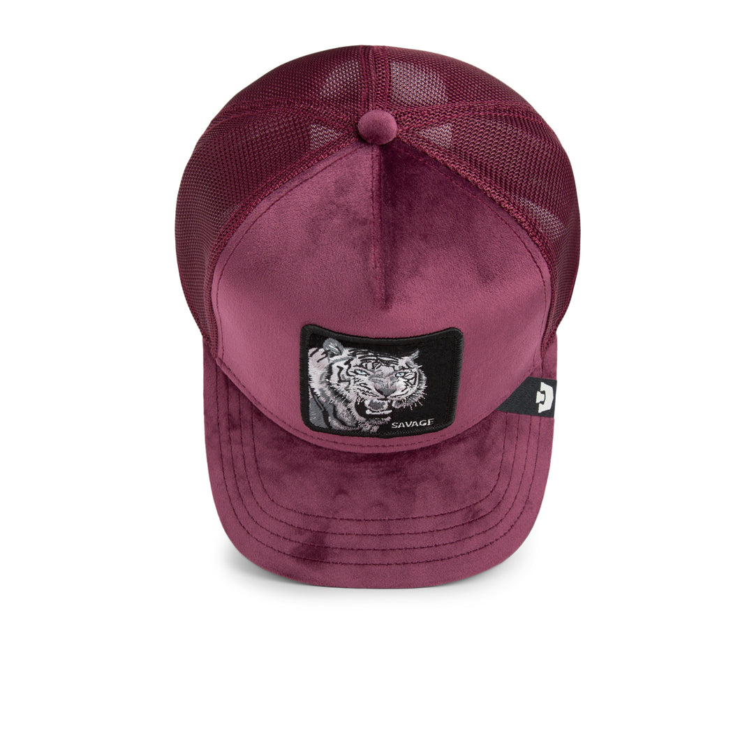 Goorin - Velour Tiger Trucker Cap in Desire