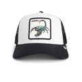 Goorin - The Deadly Scorpian Trucker Cap in Black White | Buster McGee