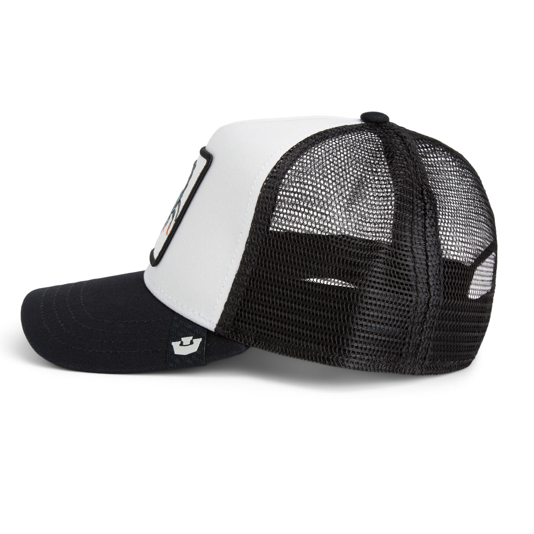 Goorin - The Deadly Scorpian Trucker Cap in Black White | Buster McGee