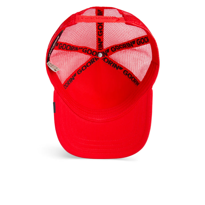Goorin - The Reckless Ape Trucker Cap in Red/White | Buster McGee