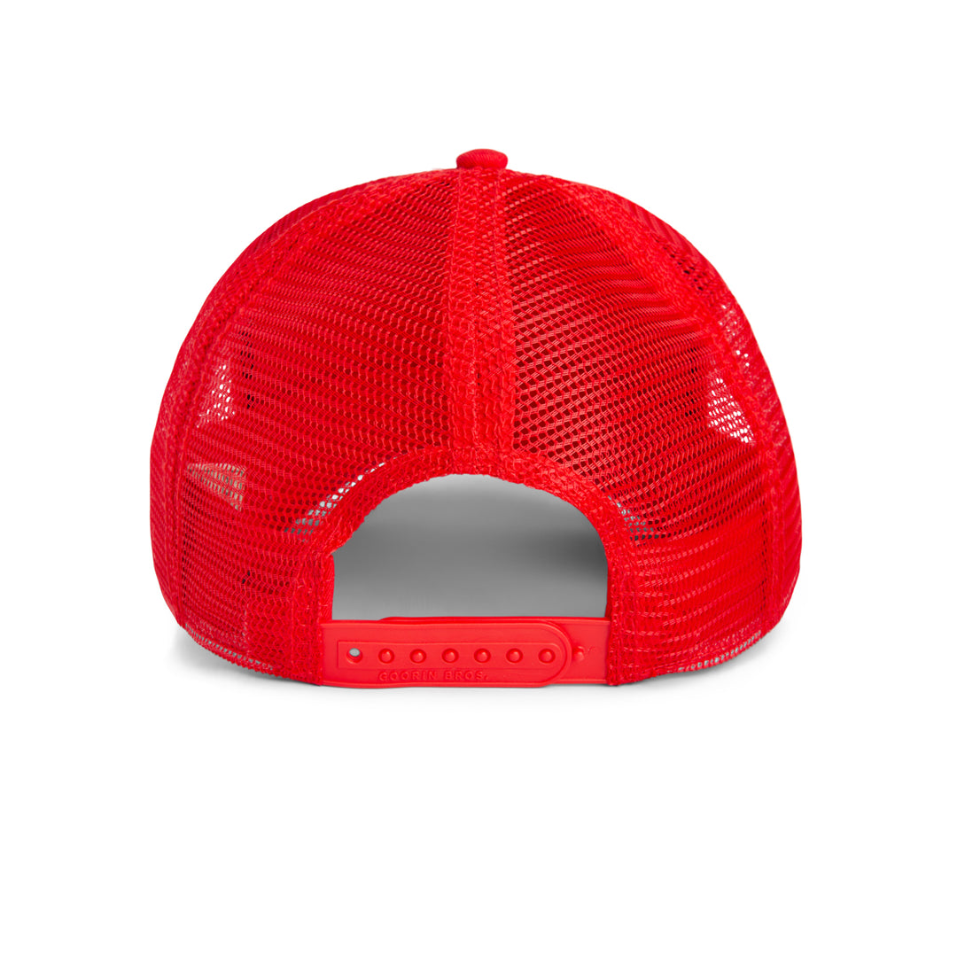 Goorin - The Reckless Ape Trucker Cap in Red/White | Buster McGee