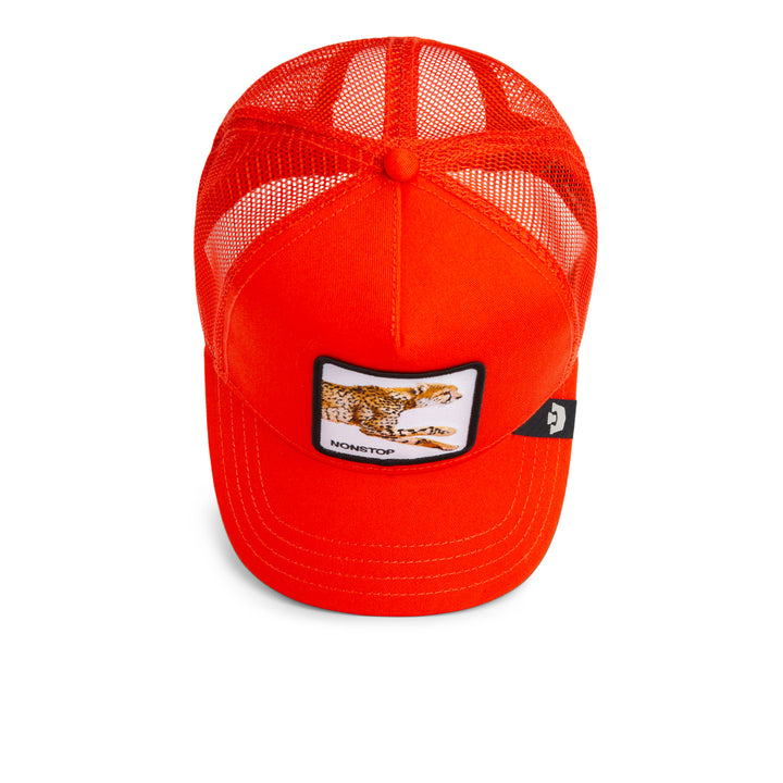 Goorin - The Non Stop Cheetah Trucker Cap in Blaze | Buster McGee