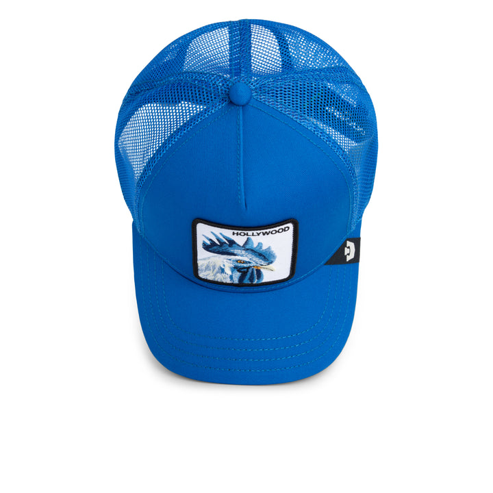 Goorin - The Hollywood Rooster Trucker Cap in Royal Blue | Buster McGee