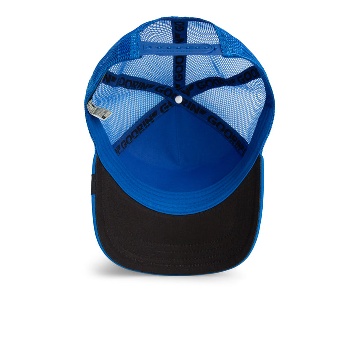 Goorin - The Hollywood Rooster Trucker Cap in Royal Blue | Buster McGee