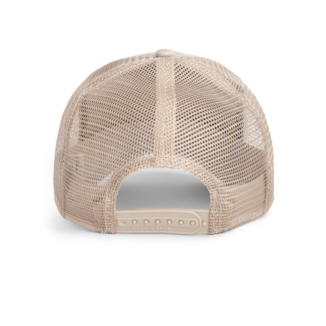 Goorin - The Outlaw Lizard Trucker Cap in Biscuit | Buster McGee