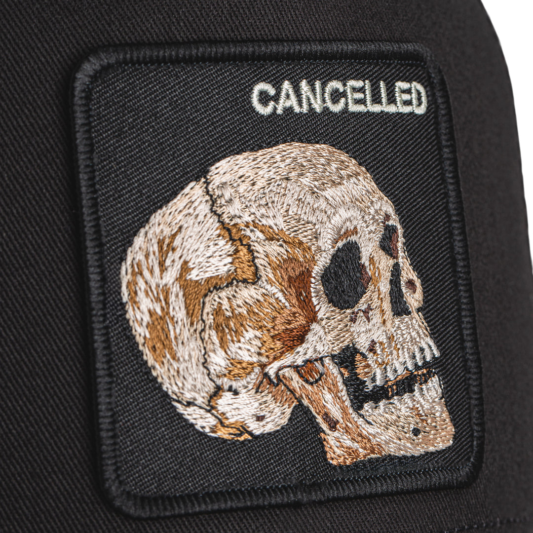 Goorin - The Cancelled Skull Trucker Cap in Void | Buster McGee