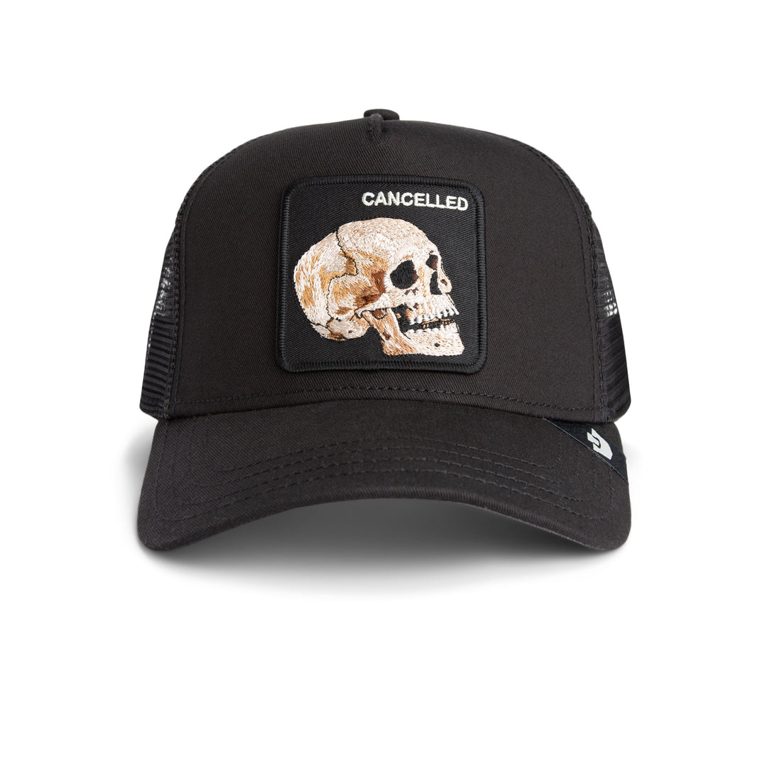 Goorin - The Cancelled Skull Trucker Cap in Void | Buster McGee