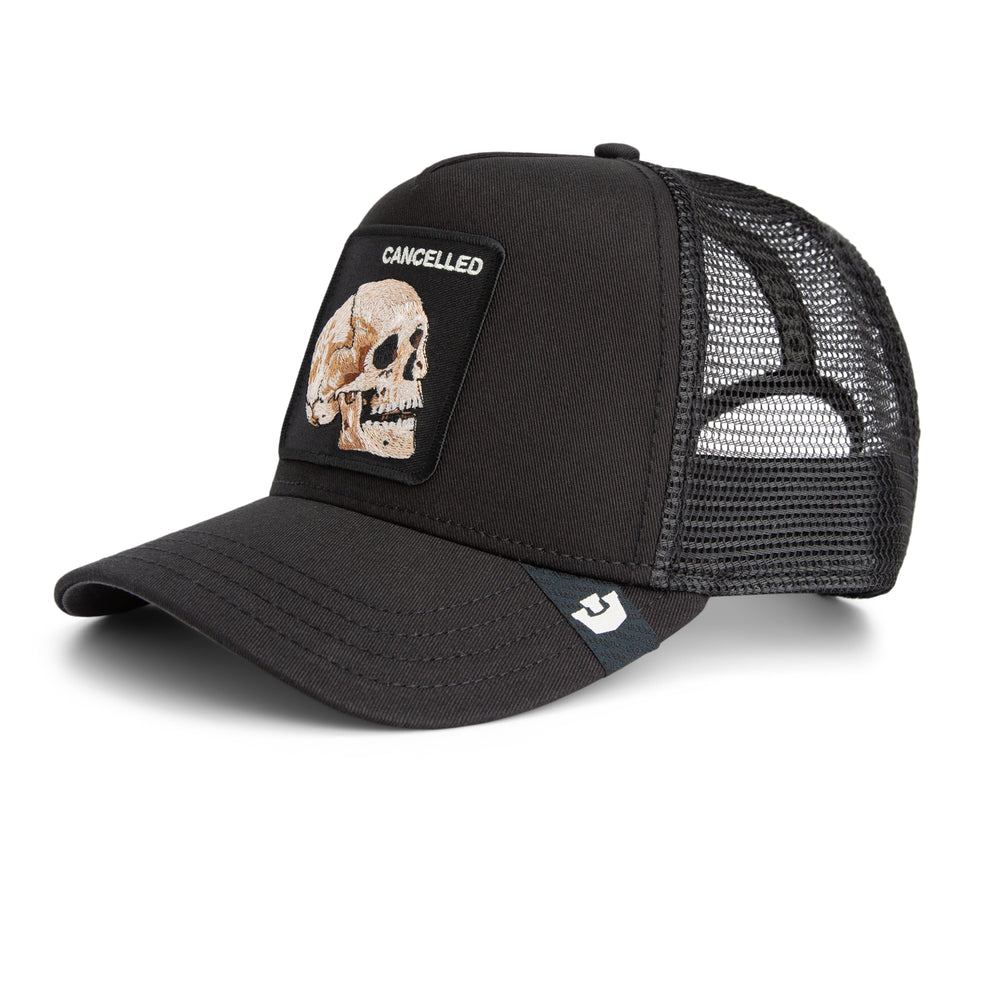 Goorin - The Cancelled Skull Trucker Cap in Void | Buster McGee