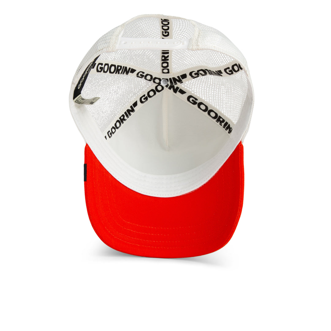 Goorin - The He's Him Trucker Cap in Dust/Blaze | Buster McGee