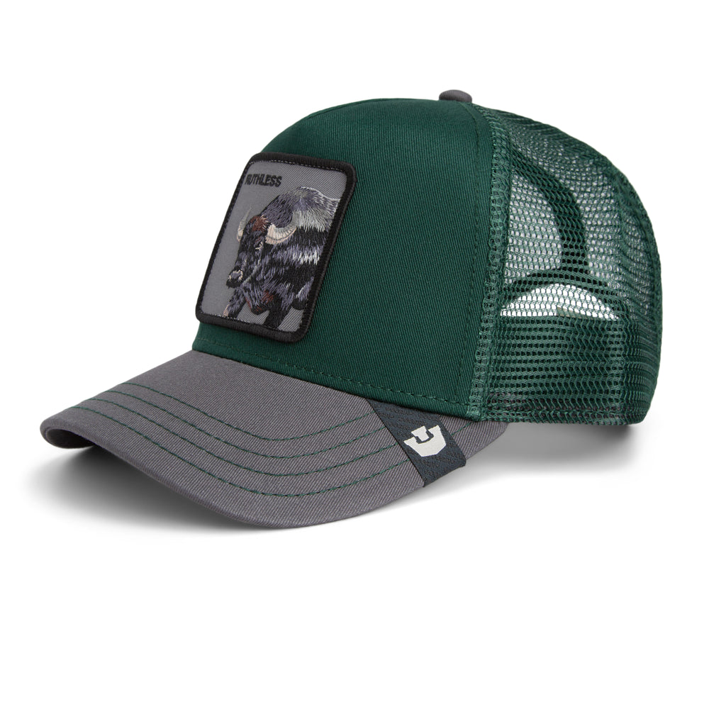 Goorin - The Two-Tone Buffalo Trucker Cap in Guard/Oil | Buster McGee
