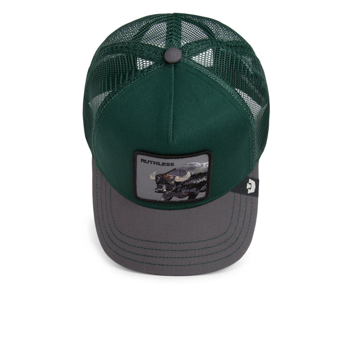 Goorin - The Two-Tone Buffalo Trucker Cap in Guard/Oil | Buster McGee