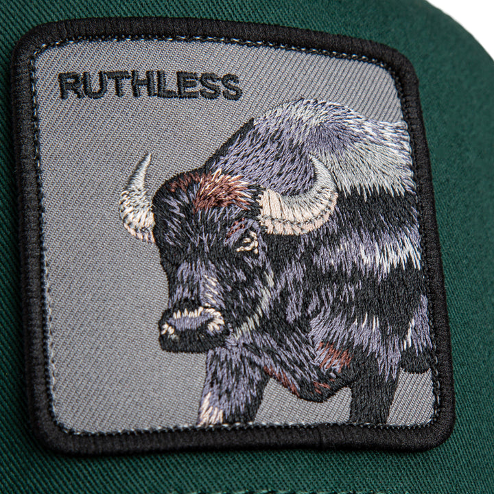 Goorin - The Two-Tone Buffalo Trucker Cap in Guard/Oil | Buster McGee