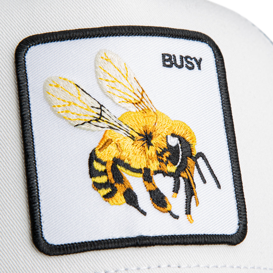 Goorin - The Busy Bee Trucker Cap in Dust/Void | Buster McGee