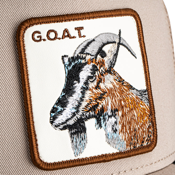 Goorin - The Goat Trucker Cap in Biscuit | Buster McGee
