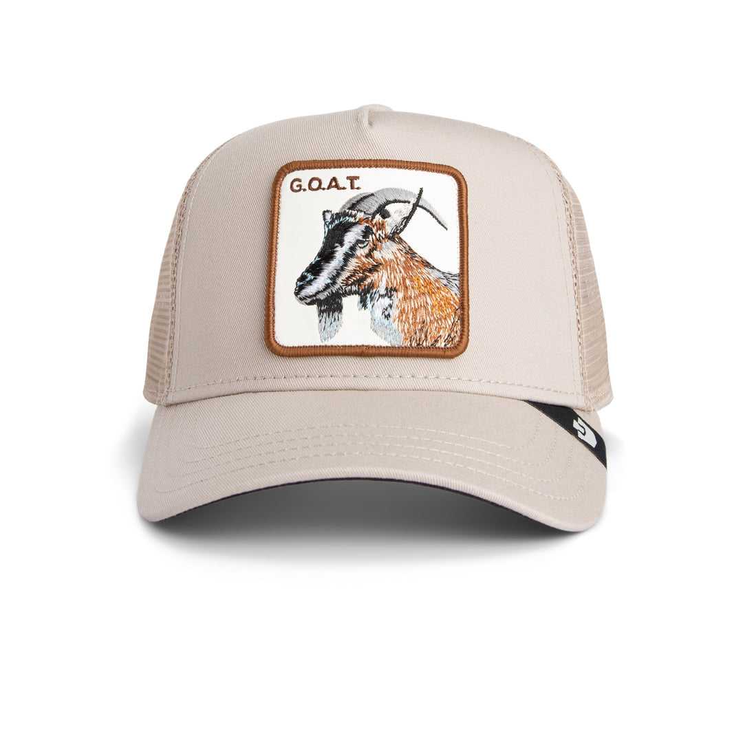 Goorin - The Goat Trucker Cap in Biscuit | Buster McGee