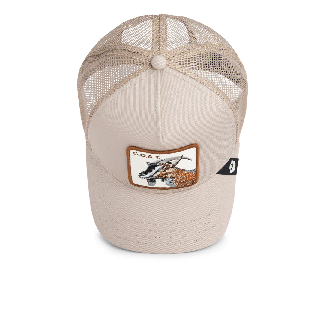 Goorin - The Goat Trucker Cap in Biscuit | Buster McGee