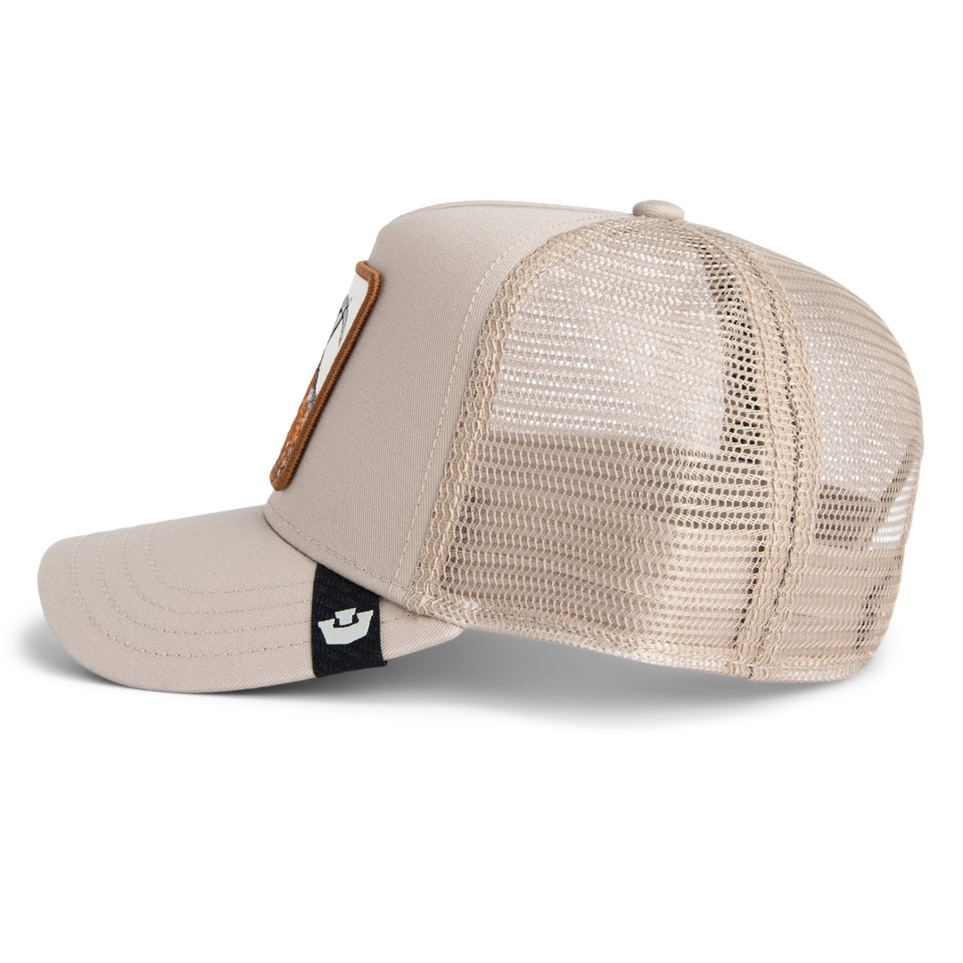Goorin - The Goat Trucker Cap in Biscuit | Buster McGee