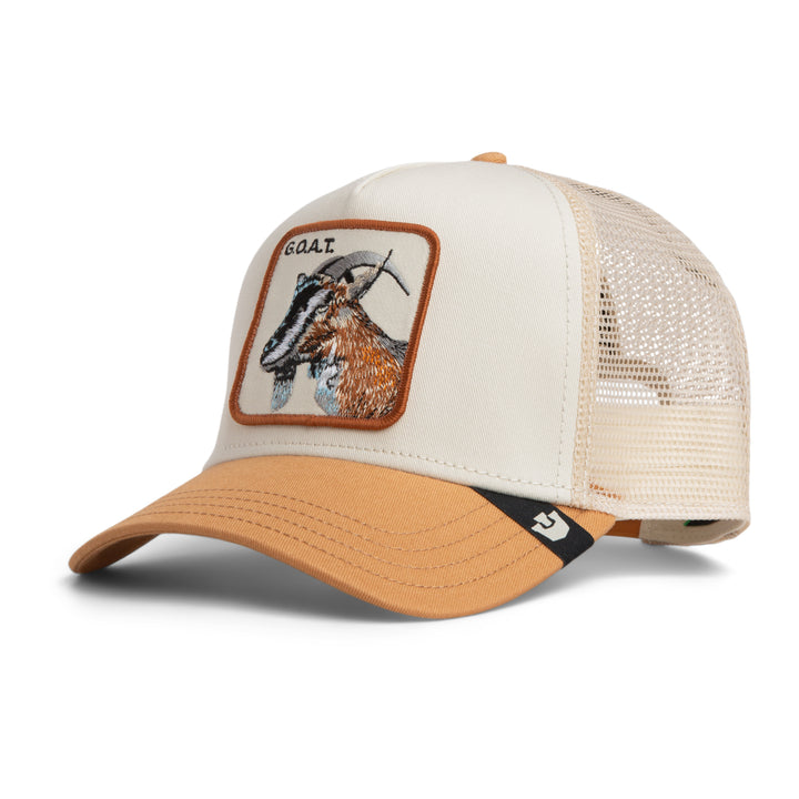 Goorin - The Goat Trucker Cap in Chalk/Heat | Buster McGee Daylesford