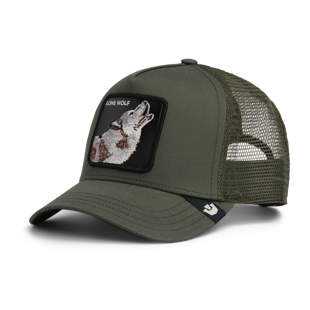 Goorin - The Lone Wolf Trucker Cap in Palm | Buster McGee Daylesford