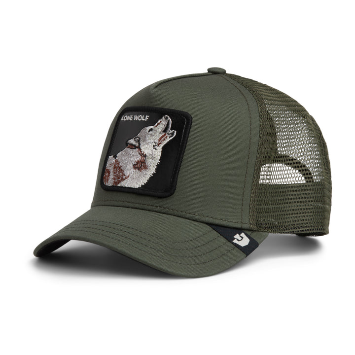 Goorin - The Lone Wolf Trucker Cap in Palm | Buster McGee Daylesford