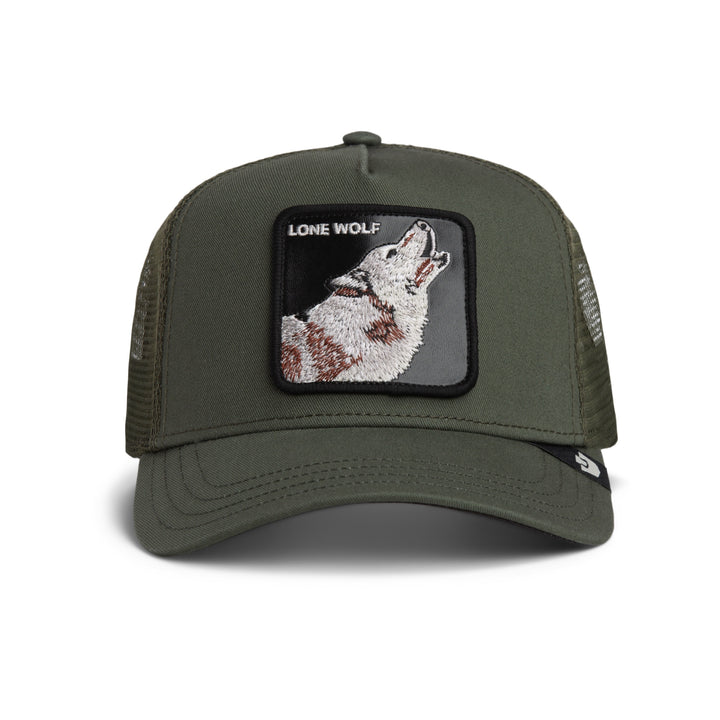 Goorin - The Lone Wolf Trucker Cap in Palm | Buster McGee Daylesford