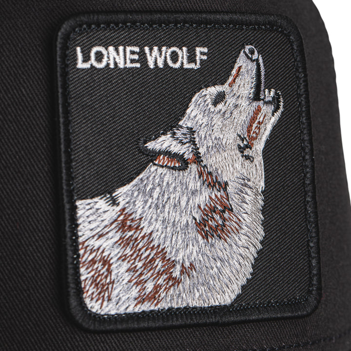 Goorin - The Lone Wolf Trucker Cap in Void | Buster McGee