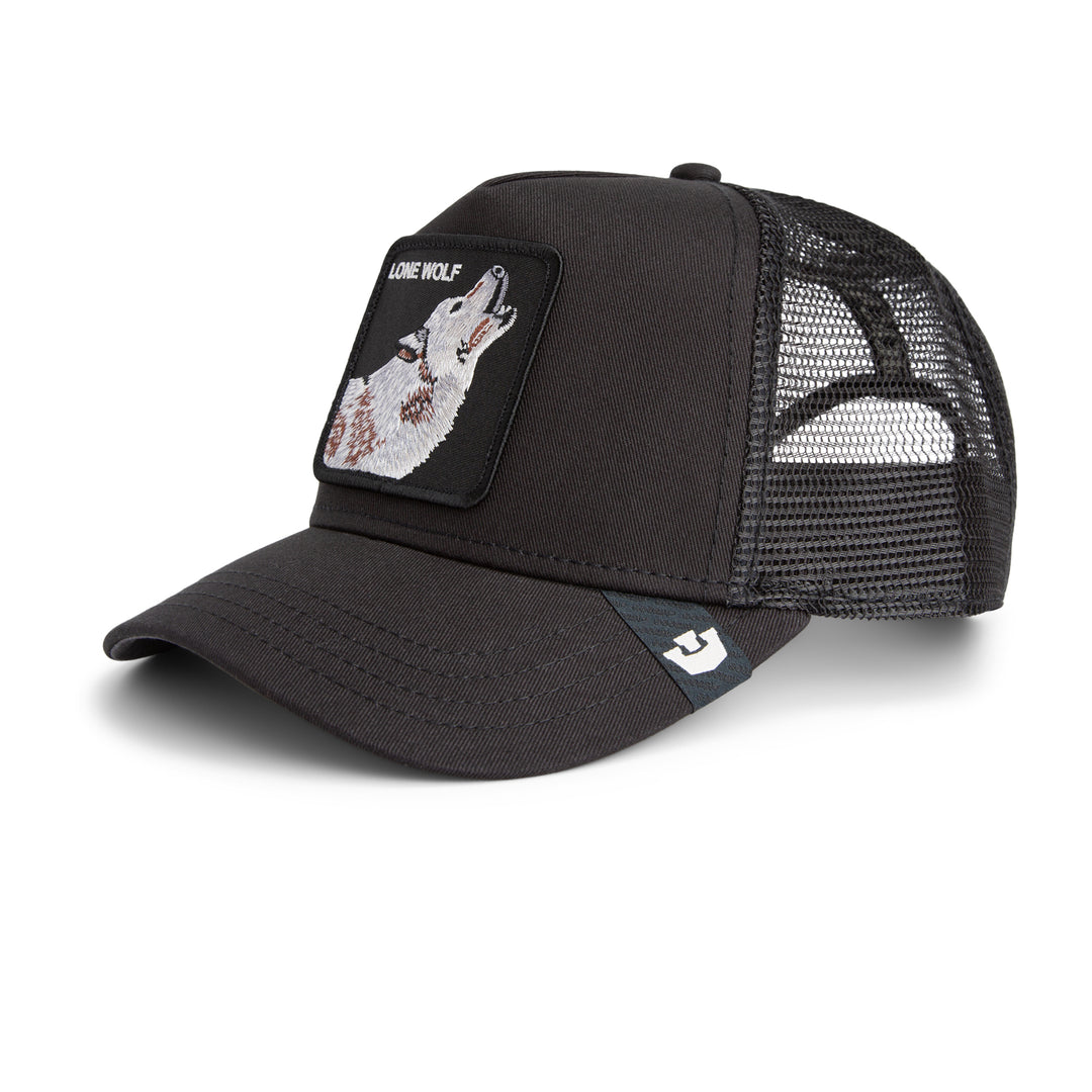Goorin - The Lone Wolf Trucker Cap in Void | Buster McGee