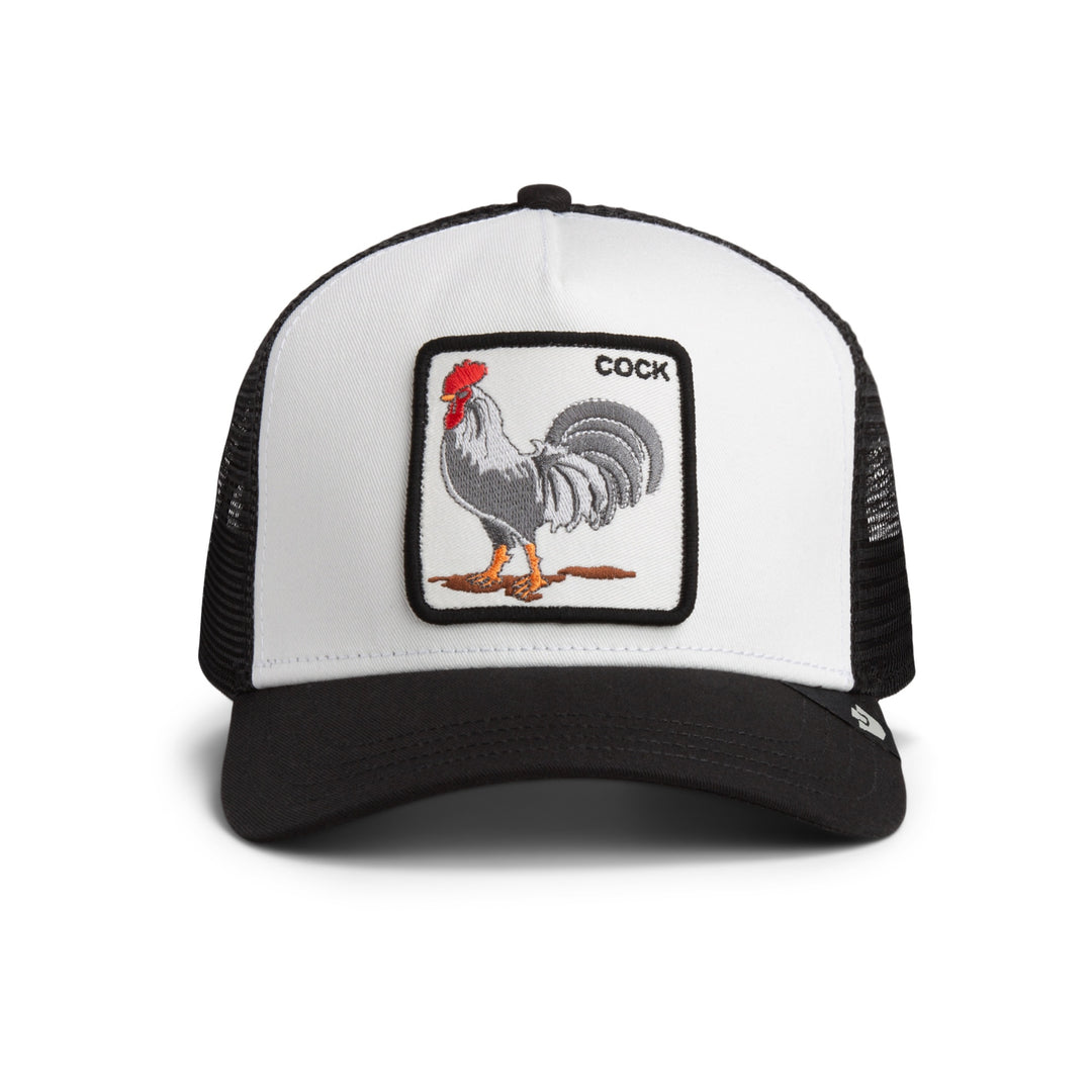 Goorin - The Rooster Trucker Cap in Dust/Void | Buster McGee