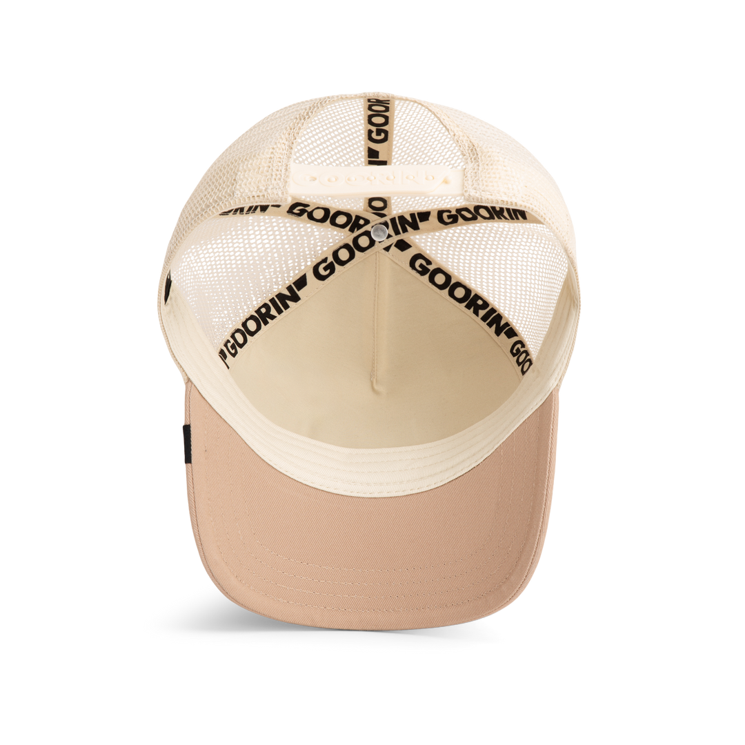 Goorin - The King Trucker Cap in Chalk