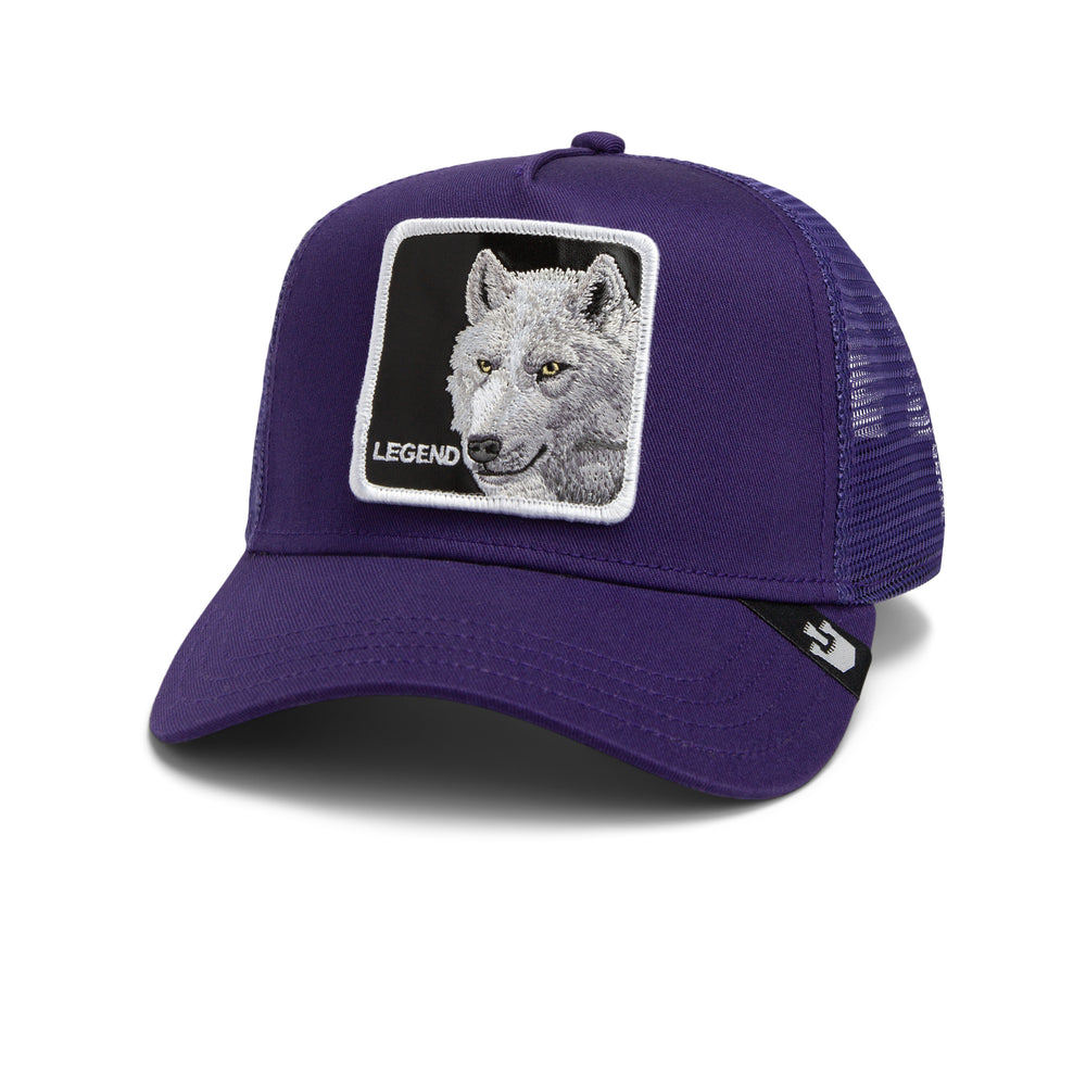 Goorin Bros - The Legendary Wolf Trucker Cap in Purple | Buster McGee