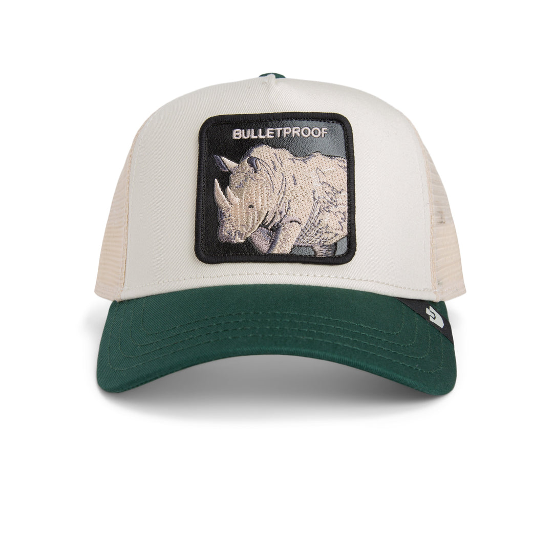 Goorin - The Bulletproof Trucker Cap in Chalk/Guard | Buster McGee