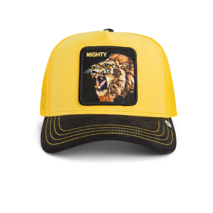 Goorin - Suede Lion Trucker Cap in Beam Void | Buster McGee