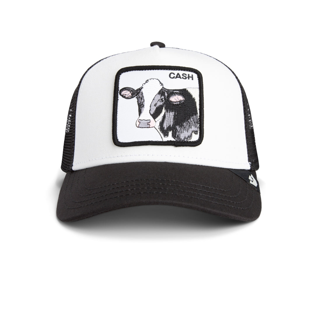 Goorin - The Cash Cow Trucker Cap in Dust/Void | Buster McGee