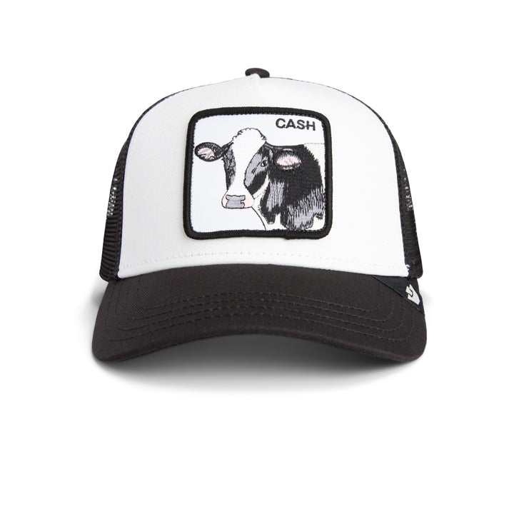 Goorin - The Cash Cow Trucker Cap in Dust/Void | Buster McGee